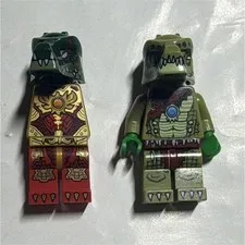 LEGO Legends of Chima Random Custom Crocodile Minifigure Lot of 2