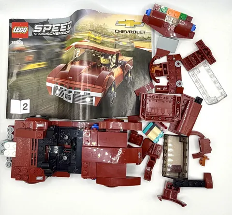 LEGO Used Set 76903 Corvette ONLY, Minifigure not Included, SOLD AS IS inv.656