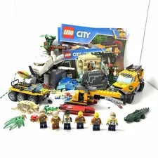 LEGO CITY: Jungle Exploration Site 60161 W/ Figures Incomplete Read As Is