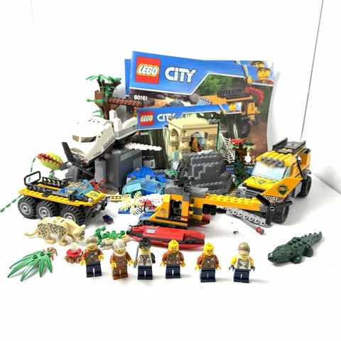 LEGO CITY: Jungle Exploration Site 60161 W/ Figures Incomplete Read As Is