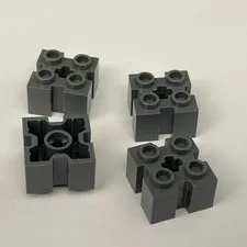 Lego 39683 Dark Gray Replacement Parts Pieces Lot of 4