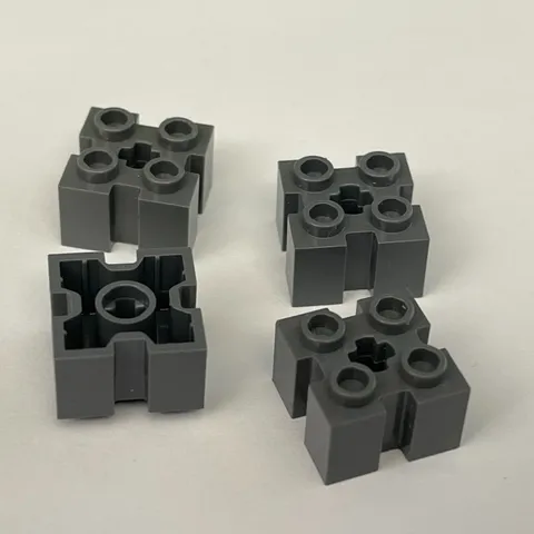 Lego 39683 Dark Gray Replacement Parts Pieces Lot of 4