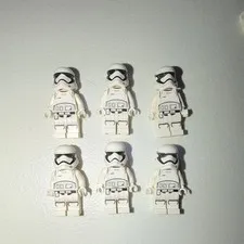 LEGO Star Wars First Order Stormtrooper Minifigures Lot of 6, Pre Used