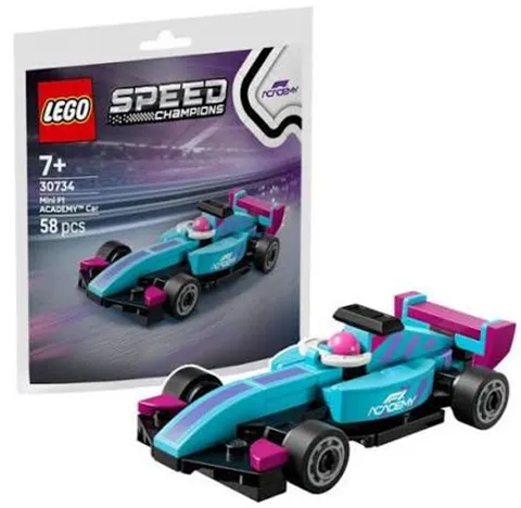 Mini F1 Academy Car LEGO Speed Champions 30734 Paper bag New Sealed