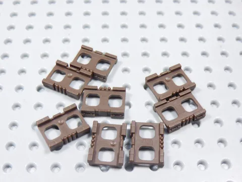 LEGO Lot of 8 Dark Brown Utility Belts Accessory Minifig AC