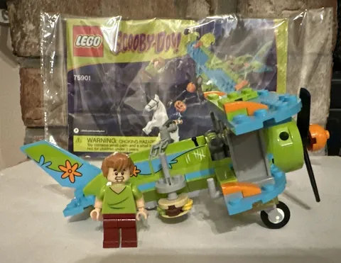LEGO Scooby-Doo Mystery Plane Adventures (75901) w/ Shaggy & Instructions