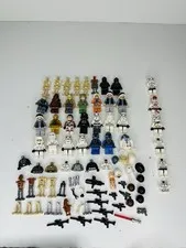 LEGO Star Wars Minifigures Lot Parts Troopers Droids Please Read