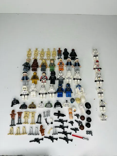 LEGO Star Wars Minifigures Lot Parts Troopers Droids Please Read