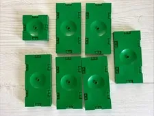 LEGO GREEN LOT 7 PCS 8X16 8X8 SOCCER FIELD BASE PLATE VARIETY BUILDING PIECES