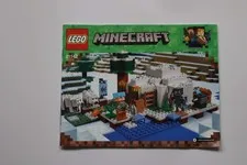 LEGO® Minecraft® 21142 The Polar Igloo Instruction Manual Only!