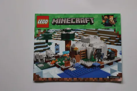 LEGO® Minecraft® 21142 The Polar Igloo Instruction Manual Only!