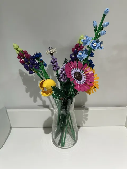 LEGO Flower Bouquet Botanical Collection Plant & Flower Set 18+ Multicolor