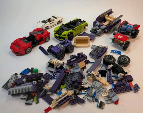 LEGO Speed Champions Parts Lot Ferrari Lamborghini Race Cars Incomplete Mixed...