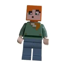 Lego Minecraft Alex MIN017 21128 21121 21169 21144 Minifigure Mini Minature