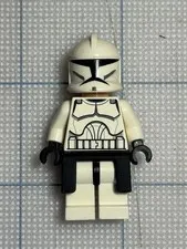 Lego Star Wars Clone Commander Minifigure With Black Kama (sw0223)