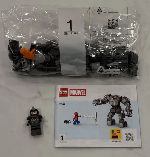 LEGO Marvel Super Heroes Rhino Minifigure and Mech - From 76342 Daily Bugle Set