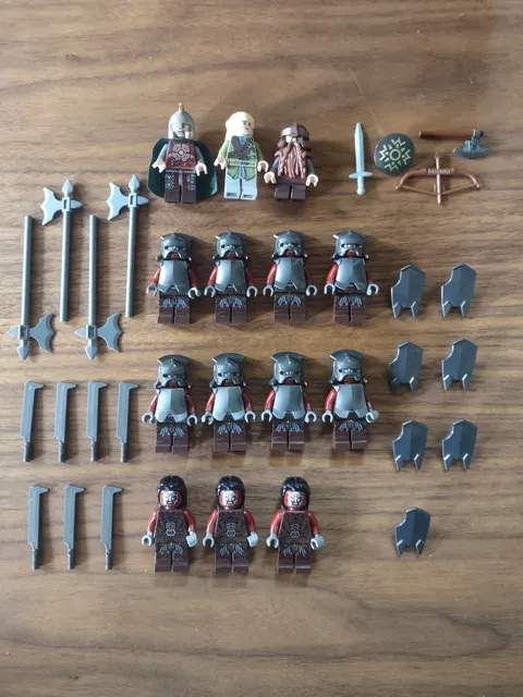 LEGO LORD OF THE RINGS URUK-HAI ARMY FIGURES