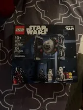 lego star wars sets sealed set 40771 Tie fighter with imperial hanger rack
