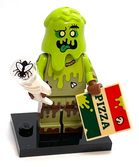 Lego CMF Minifigure Trash Monster Set w/ Rare Pizza Box - New - No Box