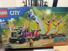 LEGO City Stuntz 60357 Stunt Truck & Ring of Fire Challenge Set 479 pcs