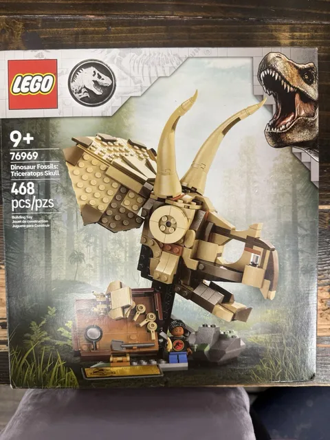 LEGO Jurassic World Dinosaur Fossils Triceratops Skull 76969 Sealed New 468 Pcs
