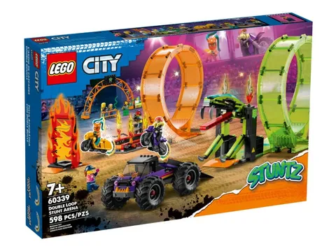 LEGO City 60339 Double Loop Stunt Arena 598pcs Building Set