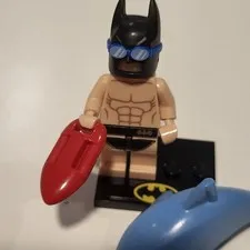 LEGO Batman Movie Series 2 Swimsuit Batman Minifigure 71020 Adult Owned 