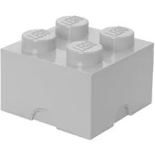 LEGO Storage Products: 40030640 4-Stud Brick Medium Stone Grey NEW