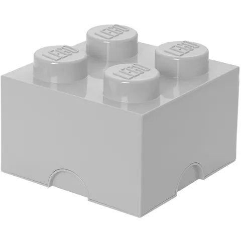 LEGO Storage Products: 40030640 4-Stud Brick Medium Stone Grey NEW