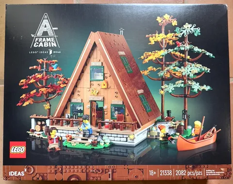 New LEGO Ideas #046 A-Frame Cabin (21338) Retired, Sealed, Fast Shipping