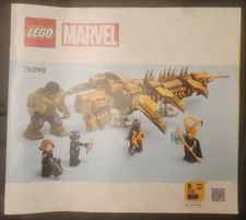 Lego Super Heroes The Avengers vs. The Leviathan 76290 Instruction MANUAL ONLY