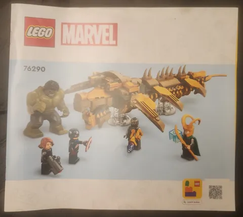 Lego Super Heroes The Avengers vs. The Leviathan 76290 Instruction MANUAL ONLY