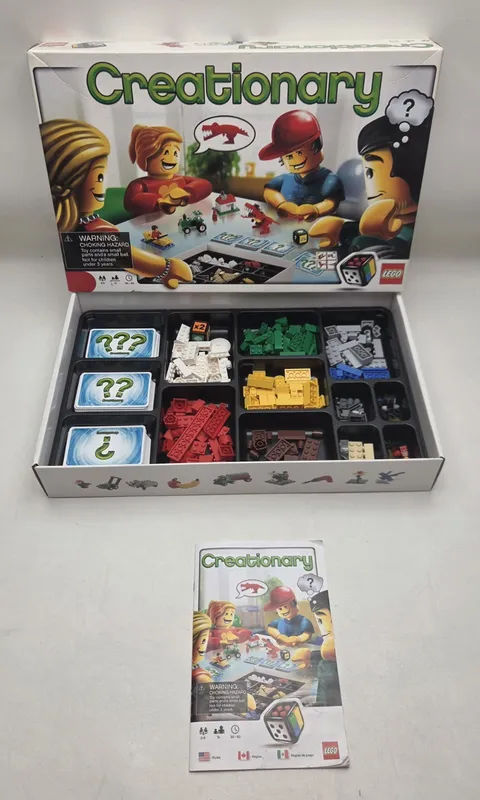 LEGO Creationary Game 3844 Set Retired Not Complete
