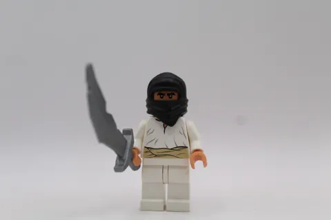 LEGO Cairo Thug Minifigure 7195 iaj038 Indiana Jones CMF Lot Rare Retired HTF 