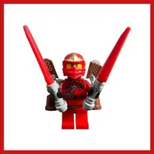 Rare Lego 9443 Ninjago Kai ZX and Rocket Pack Minifigure 2012 Retired