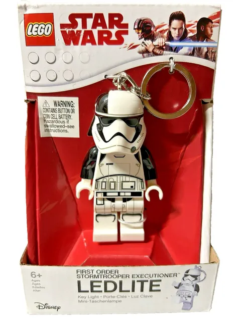 Lego Star Wars The Last Jedi  First Order Stormtrooper Executioner LED Key Light
