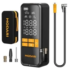 Modari Tire Inflator Portable Air Compressor - 4X Faster 160 Psi Portable Air