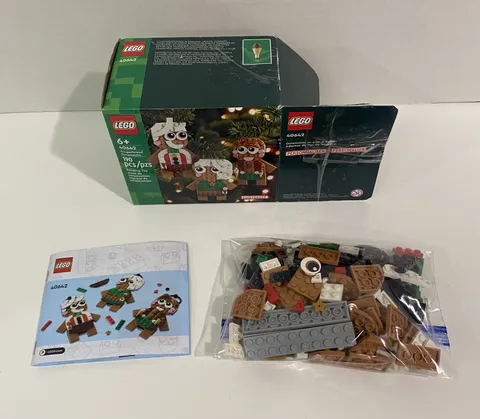Lego 40642 Christmas Gingerbread Ornaments Complete with box & Instructions 