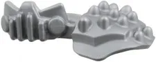 LEGO Silver Minifigure Armor Shoulder Pads Spikes And Face Shield #WAB104