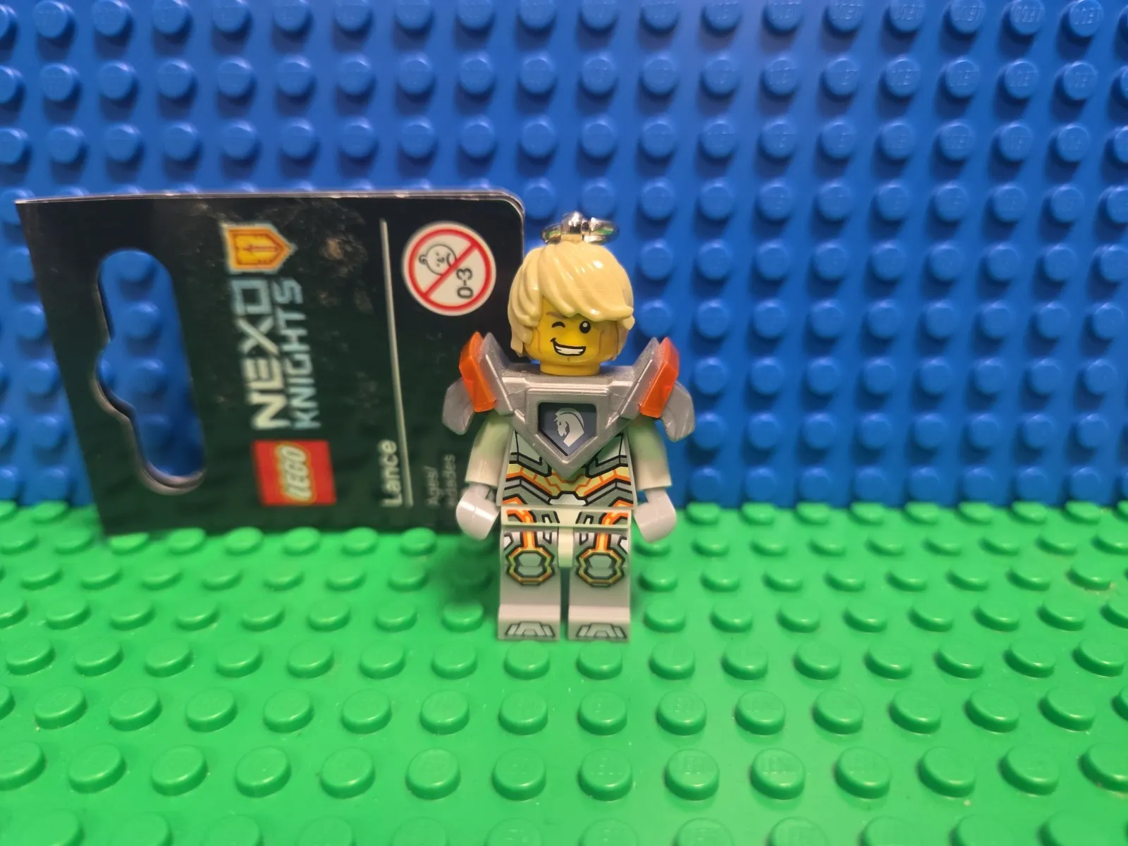 Lego Lance Richmond Key Chain Minifigure Nexo Knights 853524 CMF Lot Rare HTF 