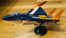 LEGO Set Number 31126 Jet Aircraft Build Display Stand And Instructions Included