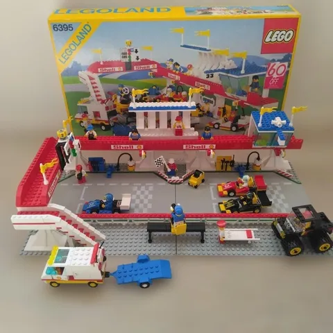 Lego 6395 Victory Lap Raceway Vintage 1988 w/Box Used from Japan 2608TY