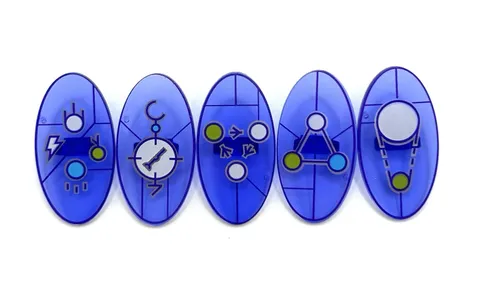 Used Lego Dimensions 71200 Keystone Portal Lot Minifigure Oval Shield 92747 Set