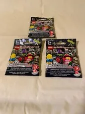 Lego Minifigures Series 14 Monsters 3 Sealed Blind Bags New Never Opened