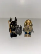 Lego Pharaoh’s Quest Anubis Guard And Mummy Pharaoh Minifigures