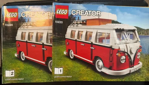 LEGO Creator Expert 10220 Volkswagen Camper Van Instruction Manuals ONLY