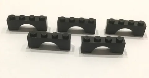 LEGO 5 1x4 Black Arch