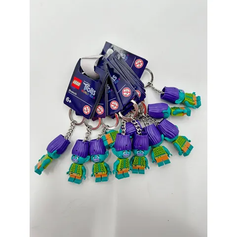 LEGO® Trolls Branch Key Chain - 854004 - Set of 10