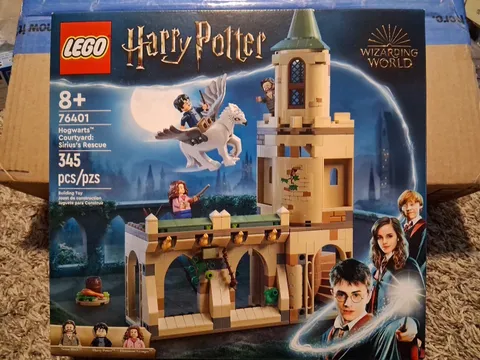 Lego 76401 Harry Potter SEALED Box Hogwarts Courtyard Sirius's Rescue Black Fig