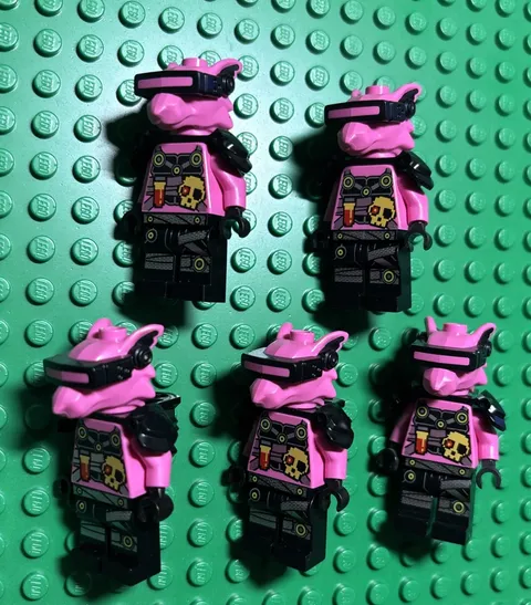 LEGO Richie X5 Minifigure njo0564 Ninjago CMF Lot Rare Retired 71708 71711 71707